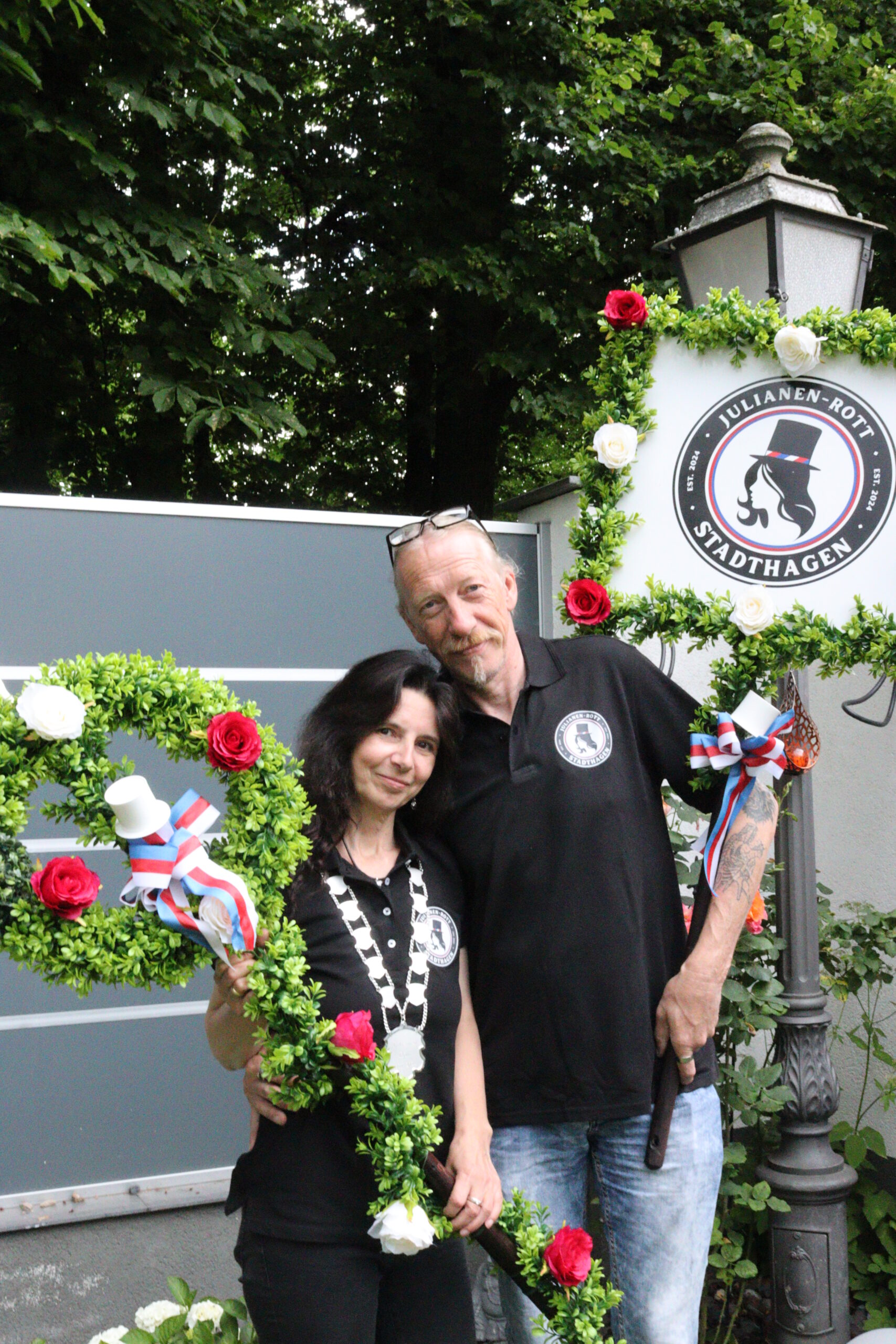 Rottmeisterin-Paar Tania Dählmann und Andreas Bövers